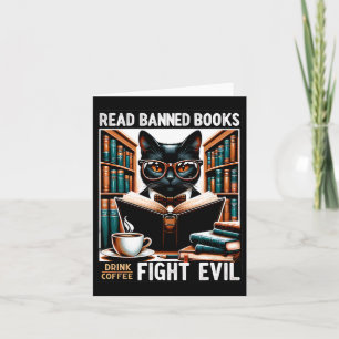 Lesen Sie verbotene Bücher trinken Kaffee Kampf Bö Karte
