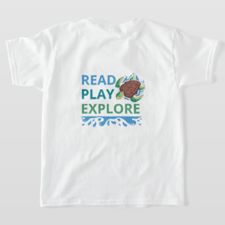 Lesen Spielen Entdecken Ozean-Themen Mädchen T-Shi T-Shirt
