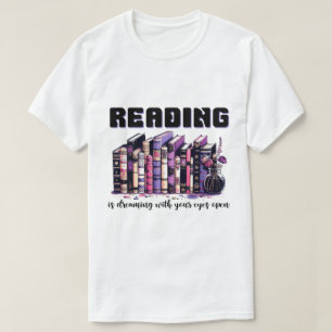 Lesen träumt mit offenen Augen T-Shirt