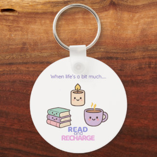 Lesen und Aufladen Schlüsselanhänger Kawaii Buchli