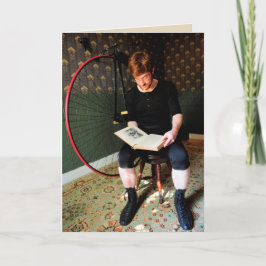 Lesen und Denken - Viktorianisches Zitat Karte