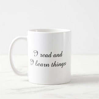 Lesen und Lernen Kaffeetasse