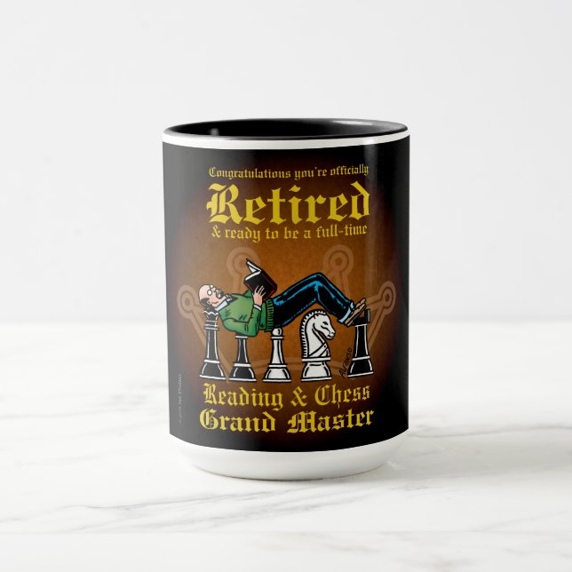 Lesen und Schach: Großmeister Tasse (Zentrum)
