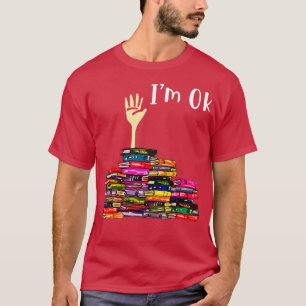 Lesen von Büchern Bibliothekarischer Leser Nerd Ic T-Shirt