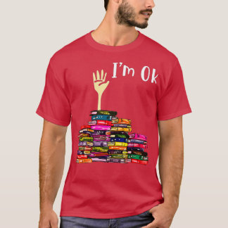 Lesen von Büchern Bibliothekarischer Leser Nerd Ic T-Shirt