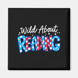 Lesen von Büchern Leser Liebhaber Bibliothekar Leh Magnet