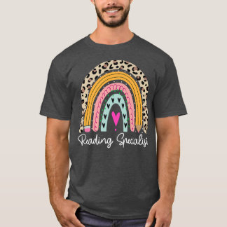 Lesen von Fachleuten zurück zum Regenbogen in der T-Shirt