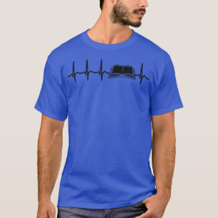 Lesen von Heart Liebe Coole Bibliotheksbücher T-Shirt