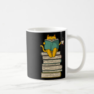 Lesen von Katze - Funny Book and Tee Lover Geschen Kaffeetasse