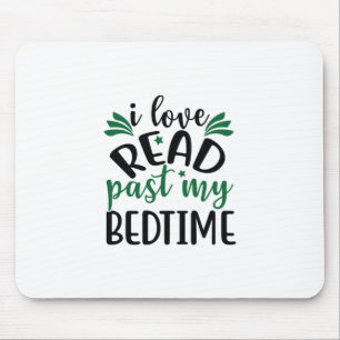 Lesen von Kunst I Liebe Lesen Sie meine Zeit Mousepad