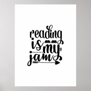 Lesen von Kunst ist mein Jam Poster