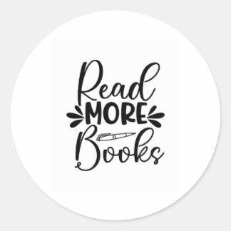 Lesen von Kunst lesen Weitere Bücher Runder Aufkleber