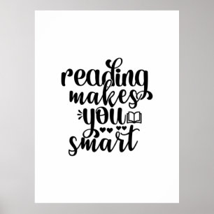 Lesen von Kunst macht Sie intelligent Poster
