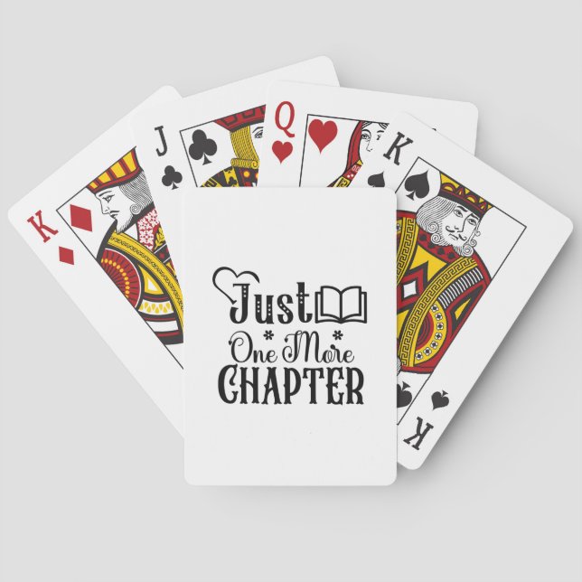 Lesen von Kunst nur noch ein Kapitel Spielkarten (Rückseite)