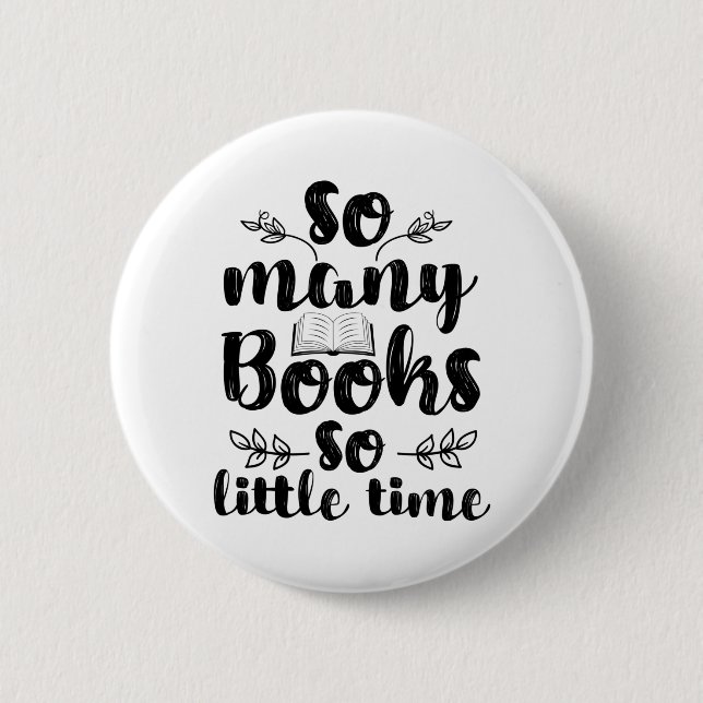 Lesen von Kunst so viele Bücher so wenig Zeit Button (Vorderseite)