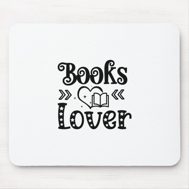 Lesen von Kunstbüchern Lover Mousepad (Vorne)