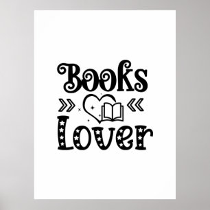 Lesen von Kunstbüchern Lover Poster