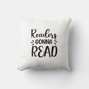 Lesen von Kunstlesern Gonna Read Kissen