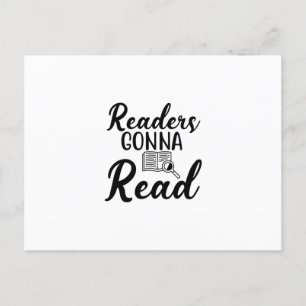 Lesen von Kunstlesern Gonna Read Postkarte