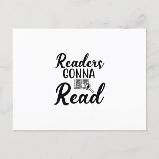 Lesen von Kunstlesern Gonna Read Postkarte