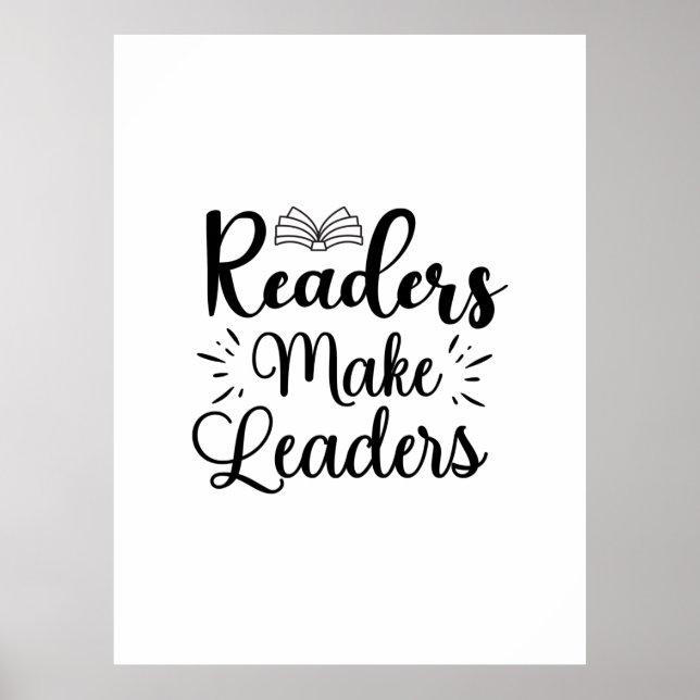 Lesen von Kunstlesern macht Führer Poster (Vorne)