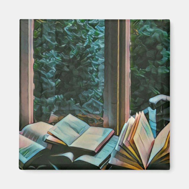 Lesen von Kunstwerken Magnet (Vorne)