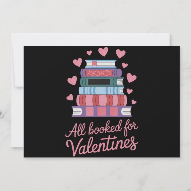 Lesen von Lehrern zum Valentinstag Feiertagskarte (Vorderseite)