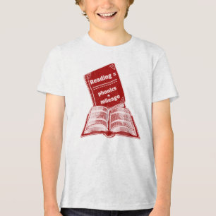 Lesen von Meilenanleitungen Tri-Blend Shirt