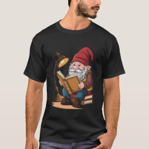 Lesende Bibliotheks-Bücherwurm Buchsammler Lehrer T-Shirt