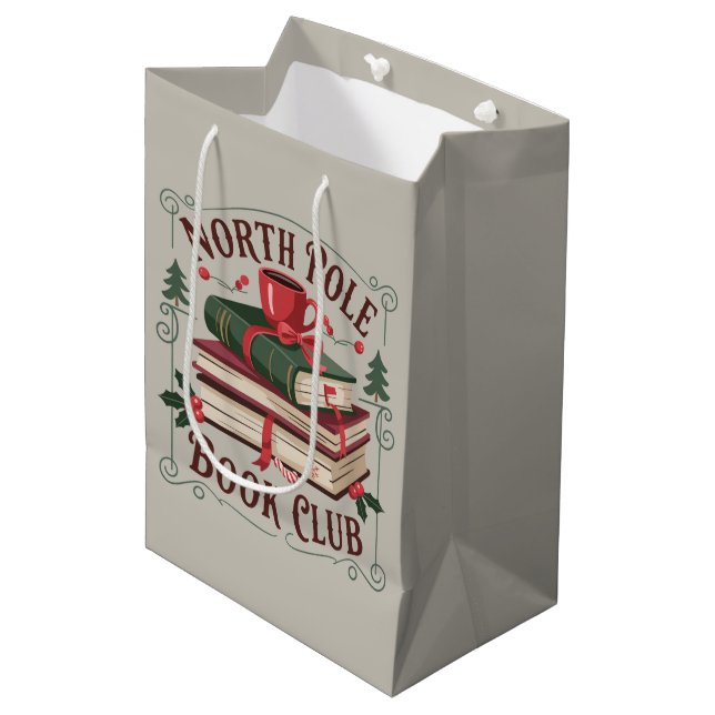 Leser des Buchclubs Nordpol Mittlere Geschenktüte (Vorderseite Schrägansicht)