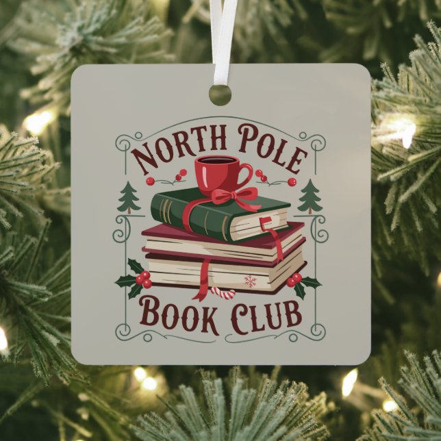 Leser des Buchclubs Nordpol Ornament Aus Metall (InSitu)