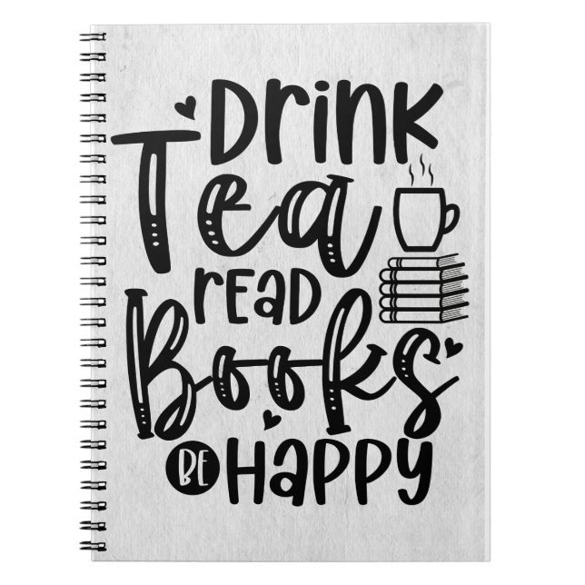 Leser Gift Drink Tee Lesen Bücher glücklich sein (Vorderseite)