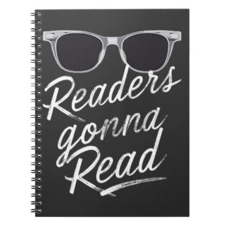 Leser lesen Funny Book Reading Notizblock