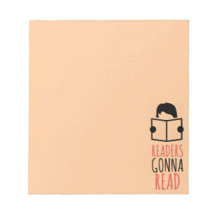 Leser lesen Notepad Notizblock