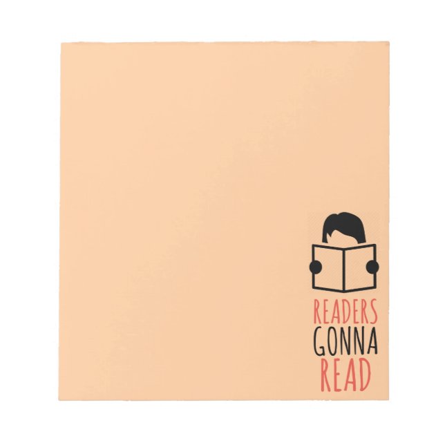 Leser lesen Notepad Notizblock (Vorderseite)