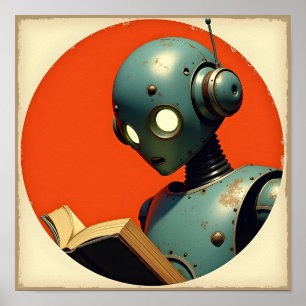 Leser-Roboter Poster