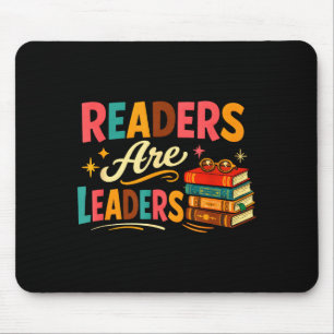 Leser sind führende lustige Bücherwürmer Buchliebh Mousepad