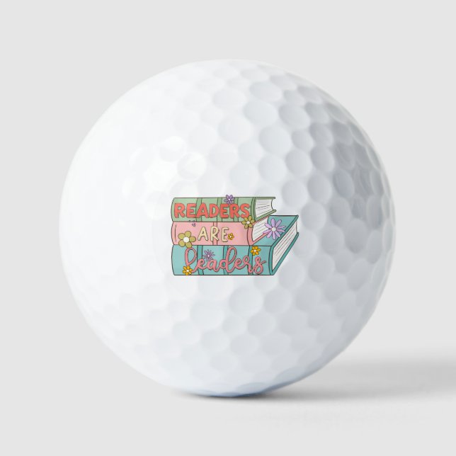 Leser sind Führer - Niedliches und inspirierendes  Golfball (Vorderseite)