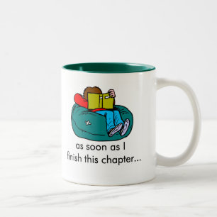 Leser T - Shirt und Geschenke. Zweifarbige Tasse