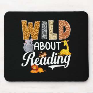 Leser von Büchern Leser Bibliothekar Liebhaber wil Mousepad