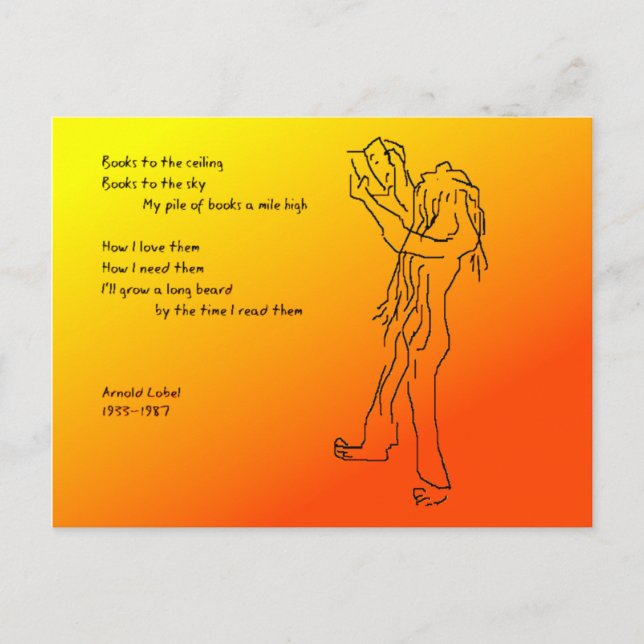 Leserbart Postkarte (Vorderseite)