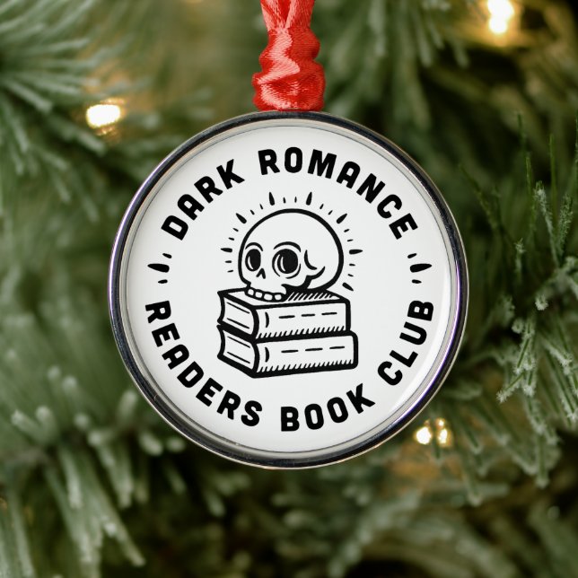 Leserbuchclub für Dunkle Romantik Ornament Aus Metall (Baum)