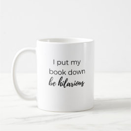 Leserbuchclub mit lustigen Bücherwurm-Lesern Kaffeetasse