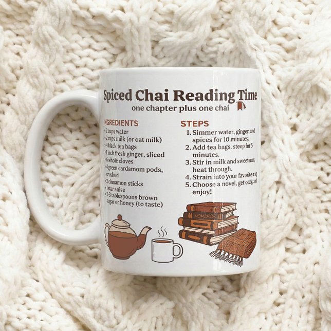 Lesereit Chai Gewürzrezept Kaffeetasse (Von Creator hochgeladen)