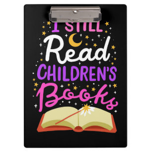 Lesergeschenk lese ich noch Kinderbücher Klemmbrett