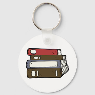 Lesestack der Bücherbibliothek Schlüsselanhänger