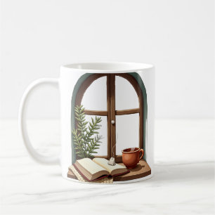Lesestillleben Kaffeetasse