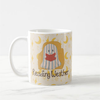 Lesewetter-Tasse | Whimsical Book Lover Kaffee Kaffeetasse