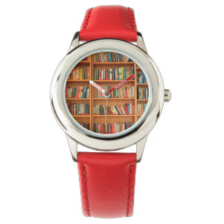 Lesewortlesung der virtuellen Bibliothek Armbanduhr