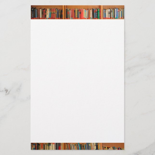 Lesewortlesung der virtuellen Bibliothek Briefpapier (Vorderseite)